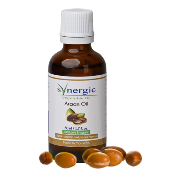 Эфирные масла аргановое для волос, лица, тела Synergic 50 мл